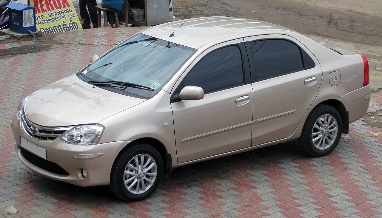Representative Toyota Etios vehicle photograph