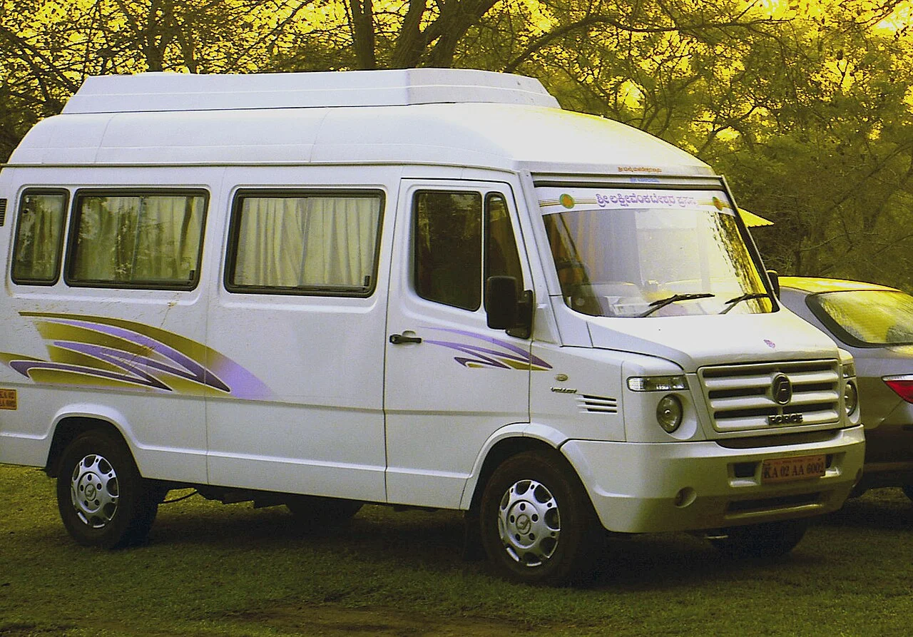 Representative Tempo Traveller vehicle photograph
