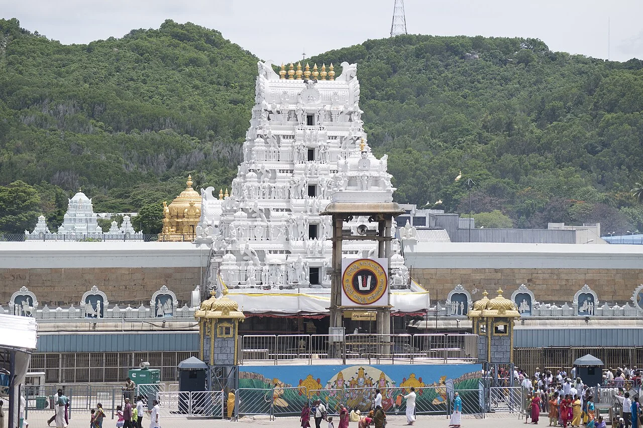 Temple entrance at Tirumala near Tirupati